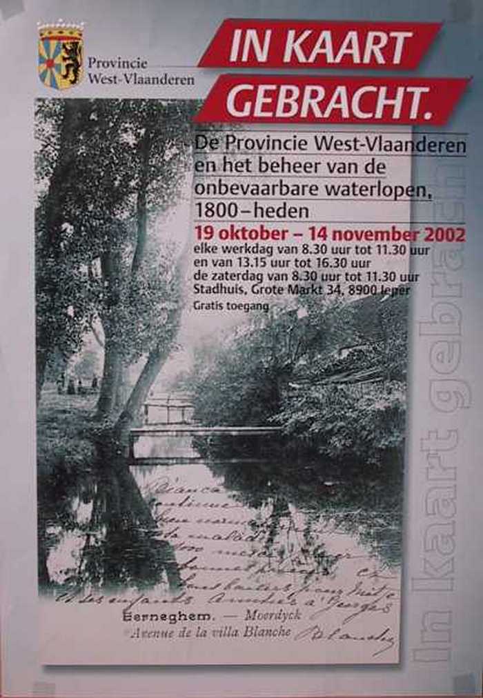 IN KAART GEBRACHT De Provincie West-Vlaanderen en het beheer van de onbevaarbare waterlopen, 1800-heden.