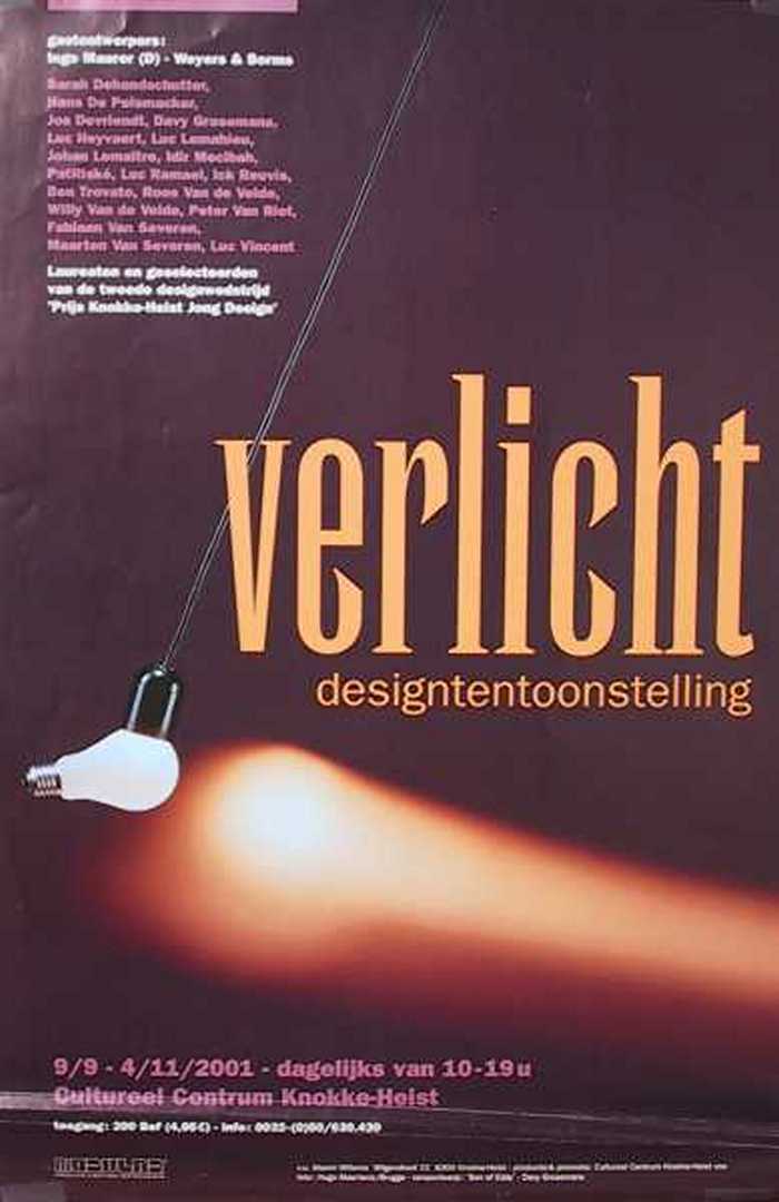 VERLICHT designtentoonstelling.