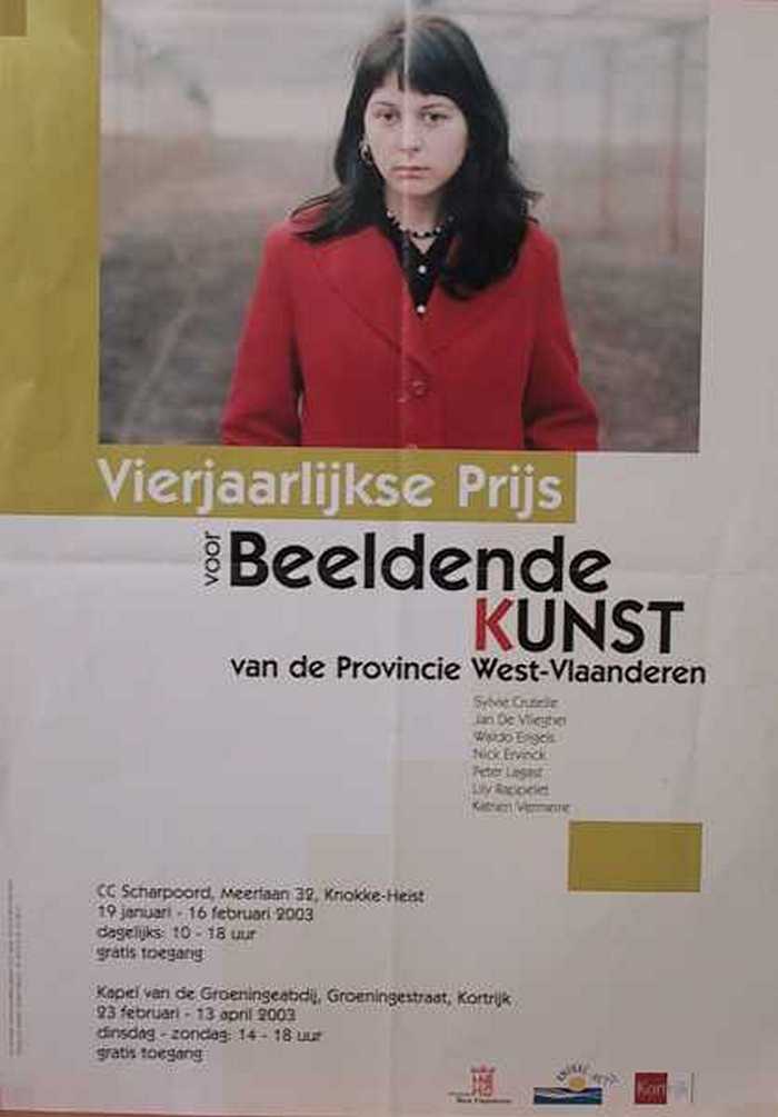 Vierjaarlijkse Prijs voor Beeldende Kunst van de Provincie West-Vlaanderen.
