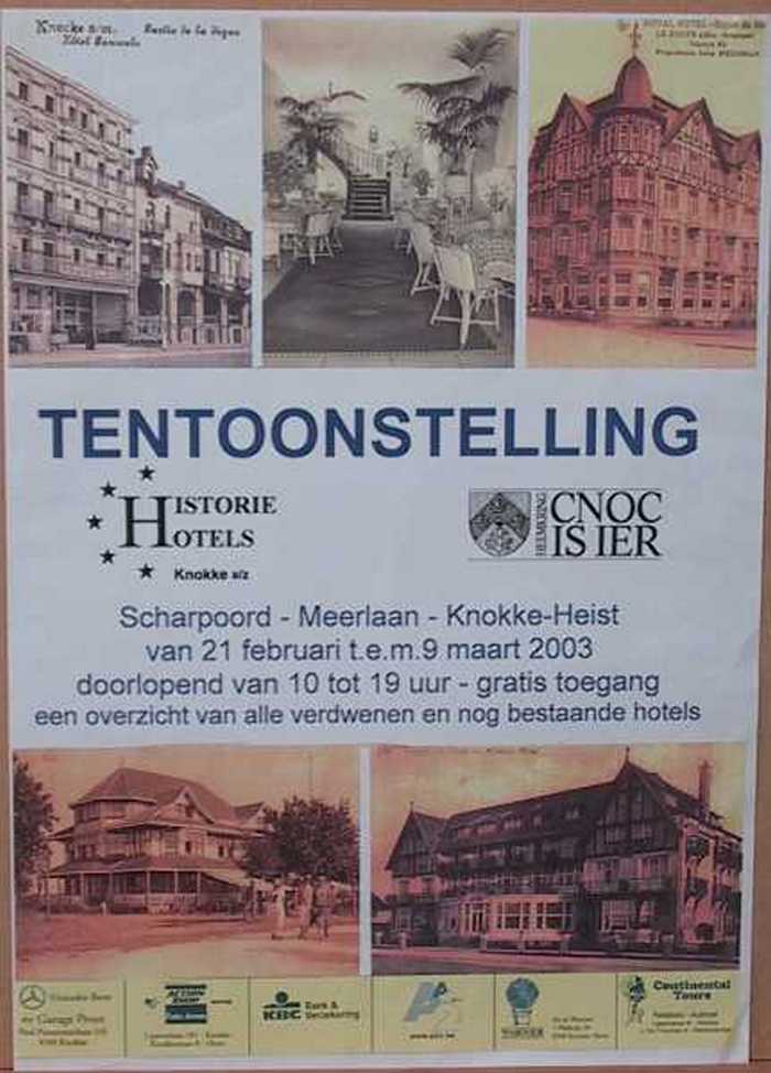 Tentoonstelling Historie Hotels Knokke a/z.