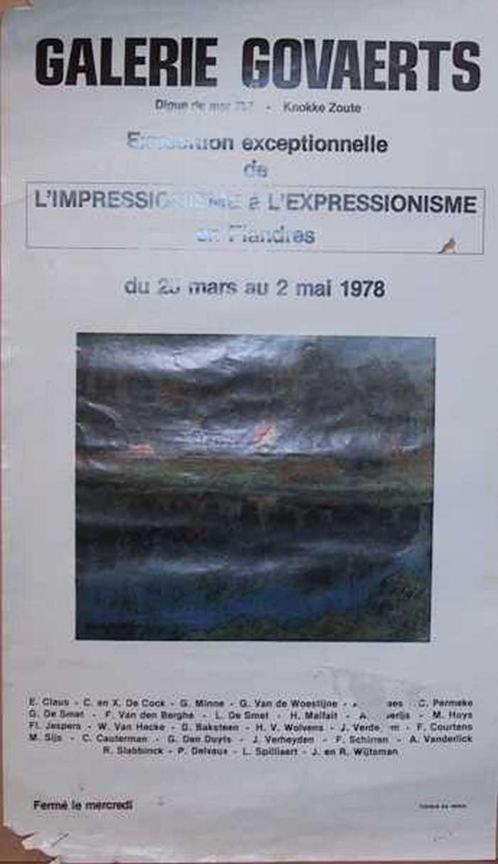 LImpressionisme à lexpressionisme en Flandres.