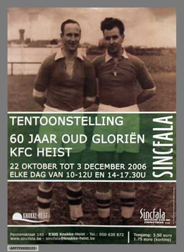 Tentoonstelling 60 jaar Oud Gloriën KFC Heist