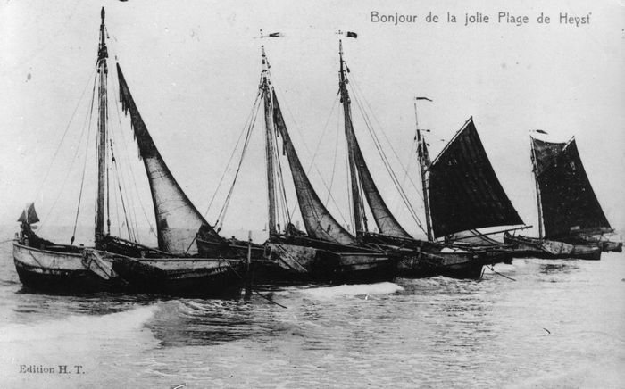 Bonjour de la jolie plage de Heyst'.