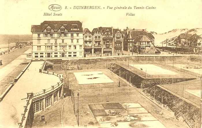 Duinbergen, Vue générale du Tennis- Casino