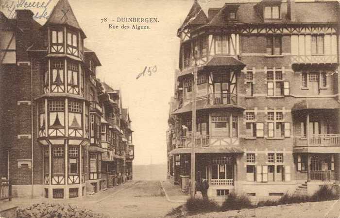 Duinbergen, Rue des Algues