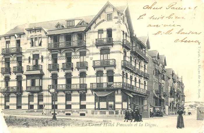 Duinbergen, Le grand Hôtel Pauwels et la Digue