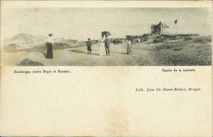 Duinbergen, entre Heyst et Knocke, Chalet de la Laiterie