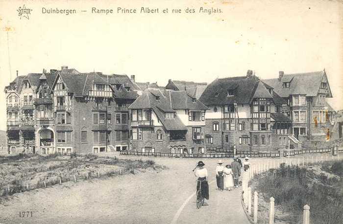 Duinbergen, Rampe Prince Albert et rue des Anglais