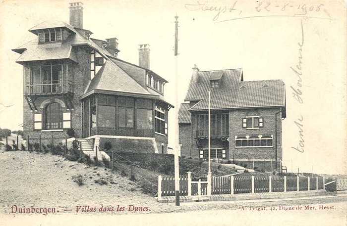 Duinbergen, Villas dans les Dunes