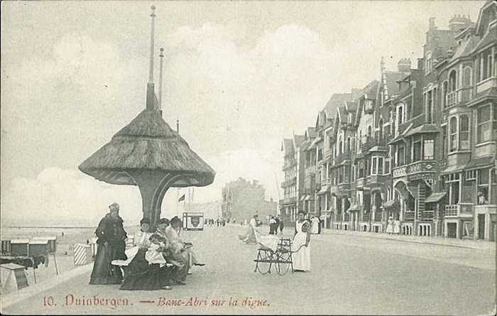 Duinbergen, Banc-Abri sur la digue