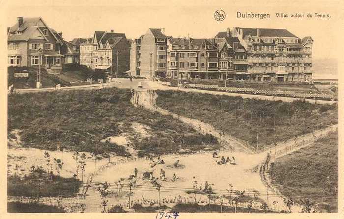 Duinbergen, Villas autour du Tennis