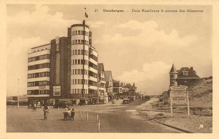 Duinbergen, Duin Residence et avenue des Alouettes