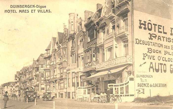 Duinbergen, Digue Hotel Maes et Villas