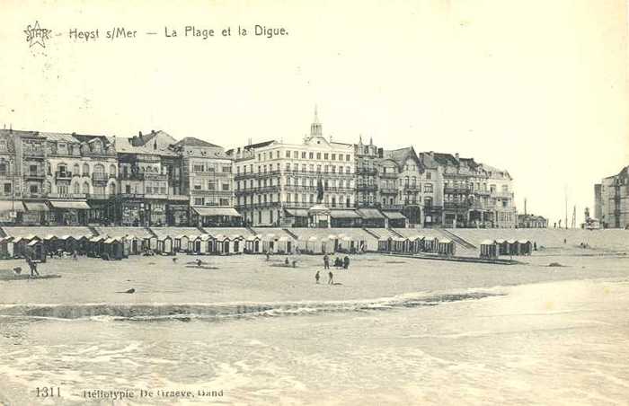 Heyst s/Mer - La Plage et la Digue - AVMPKHE00394 Heyst s/Mer - La Plage et la Digue