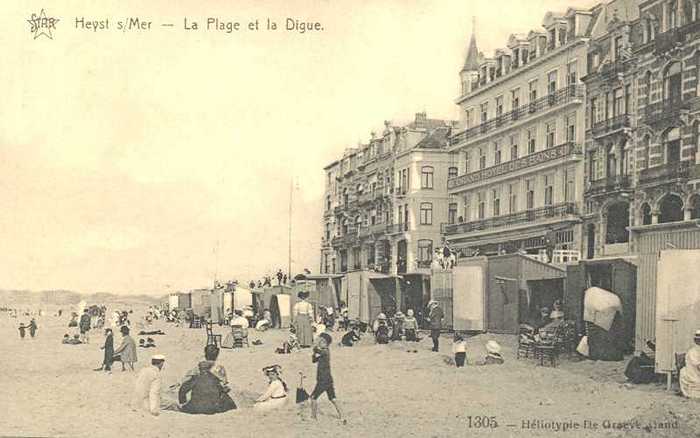 Heyst s/Mer - La Plge et la Digue - AVMPKHE00691 Heyst s/Mer - La Plge et la Digue