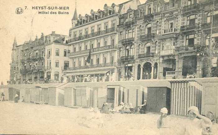 Heyst sur Mer - Hôtel des Bains - AVMPKHE00693 Heyst sur Mer - Hôtel des Bains