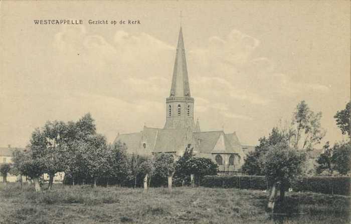 Westcappelle - Gezicht op de kerk