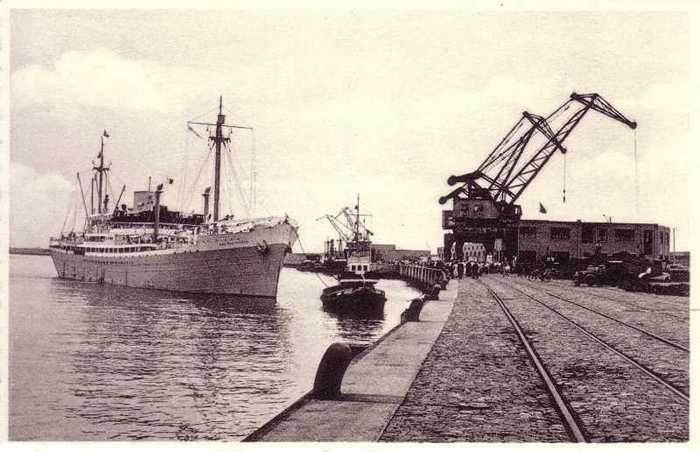 Zeebrugge - Accostage du M/V Mar del Plata