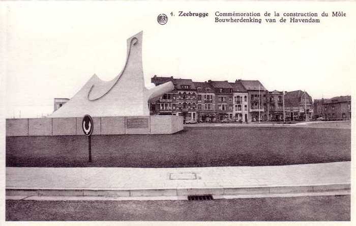 Zeebrugge - Bouwherdenking van de Havendam