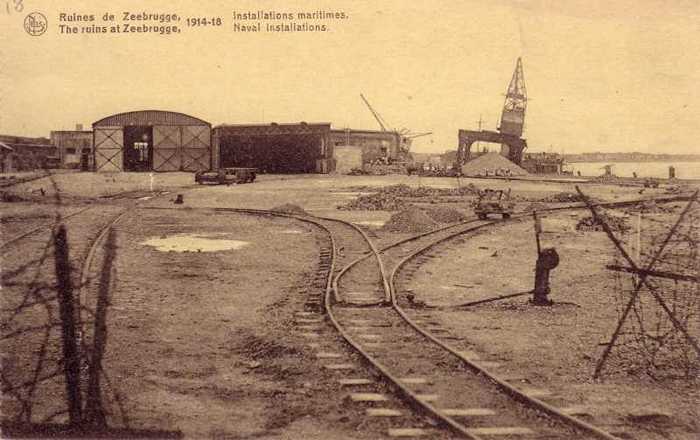 Ruines de Zeebrugge 1914-18 - Installations maritimes
