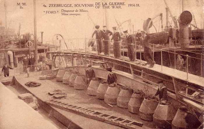 Zeebrugge - Souvenir de la guerre 1914-1918 - 4a - 'Ford' - Dragueur de mines