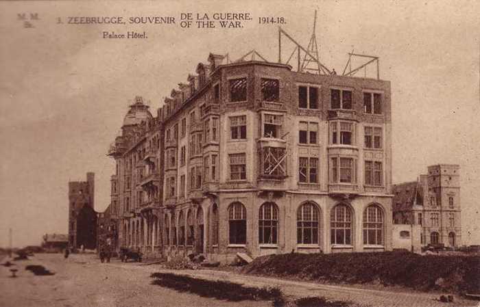 Zeebrugge - Souvenir de la guerre 1914-1918 - 3 - Palace Hôtel
