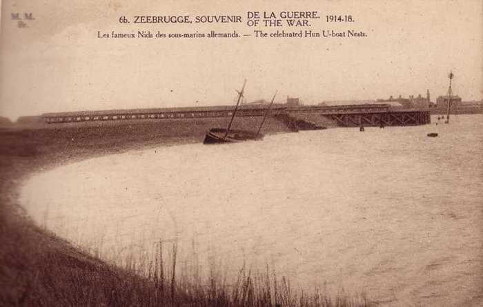 Zeebrugge - Souvenir de la guerre 1914-1918 - 6b - Les fameux Nids des sous-marins allemands