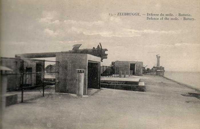 15 - Zeebrugge - Défense du môle - Batterie