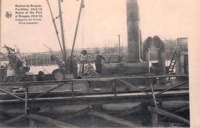 Ruines de Bruges-Maritime - 1914-1918 - Dragueur de mines