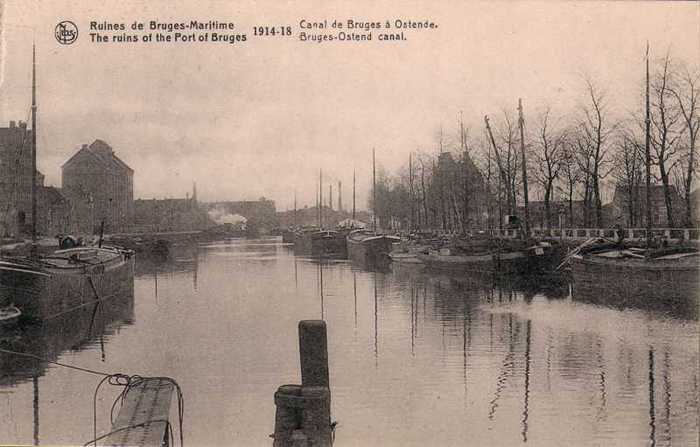 Ruines de Bruges-Maritime - 1914-1918 - Canal de Bruges à Ostende