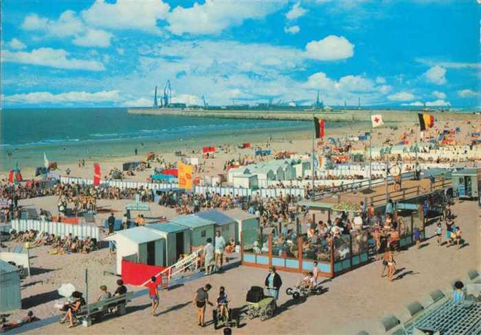 Zeebrugge - Strand en muur