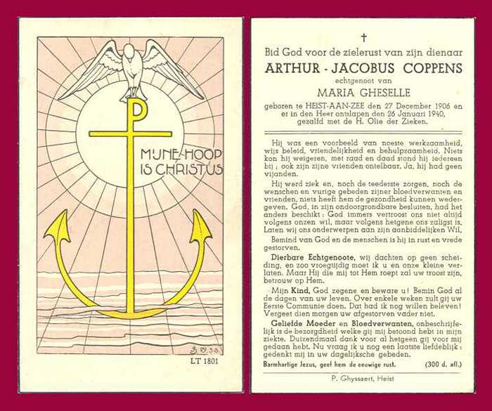 COPPENS Arthur-Jacobus