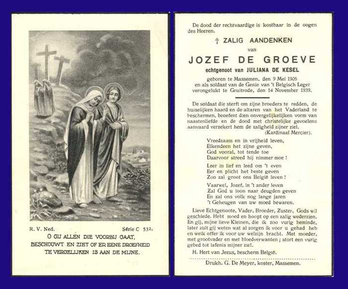 DE GROEVE Jozef