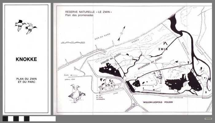 Plan du Zwin et du parc