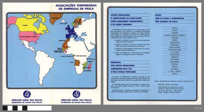 Assoçiações temporáres de empresas de pesça