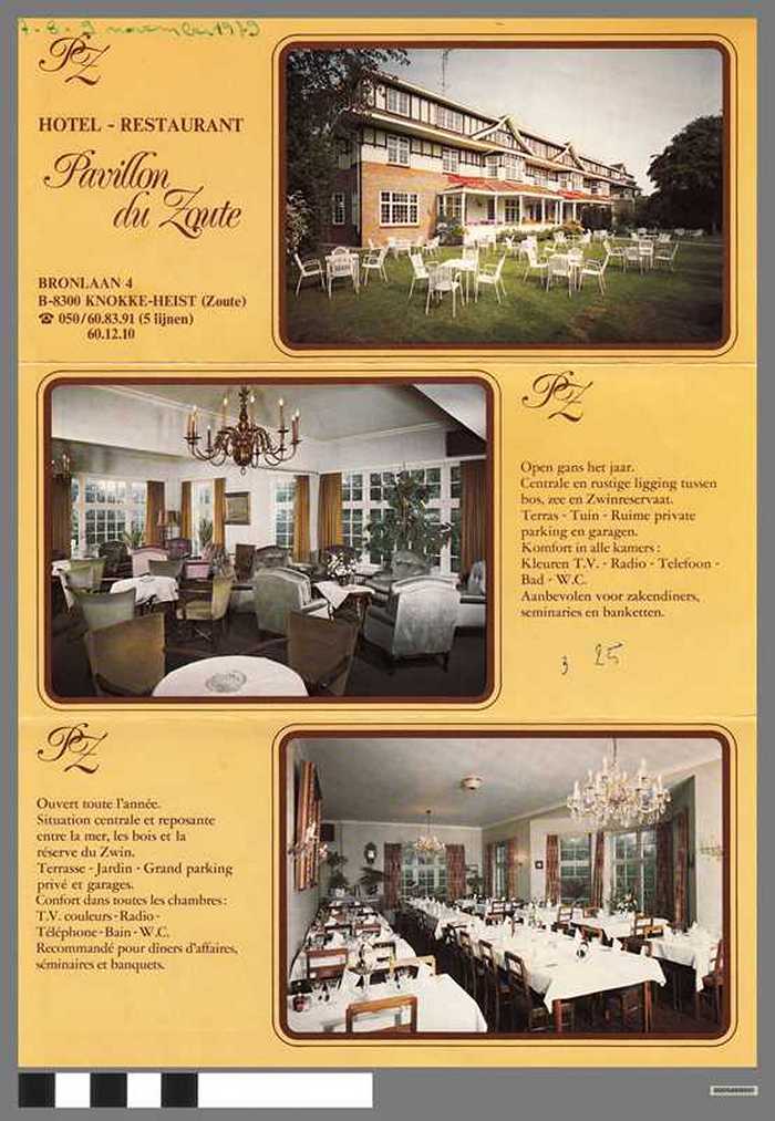 Hotel-restaurant Pavillon du Zoute