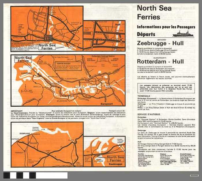 North Sea Ferries - Informations pour les Passagers