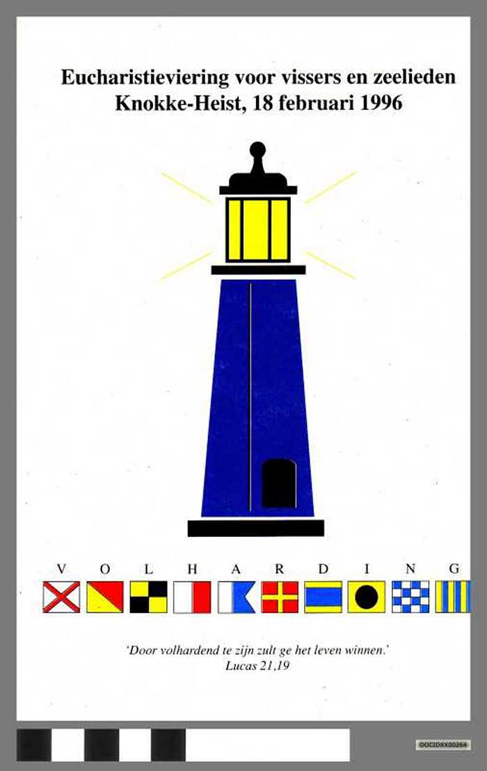 Boekje: Eucharistieviering voor vissers en zeelieden - 18 februari 1996