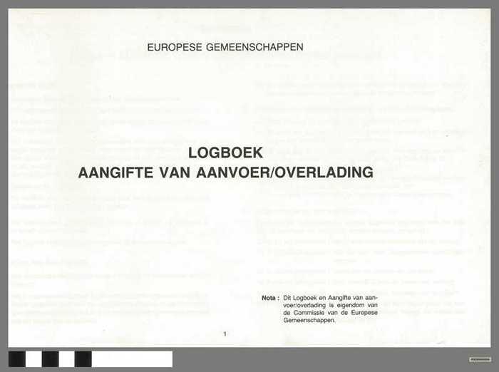 Logboek Europese Gemeenschap  - Z.123