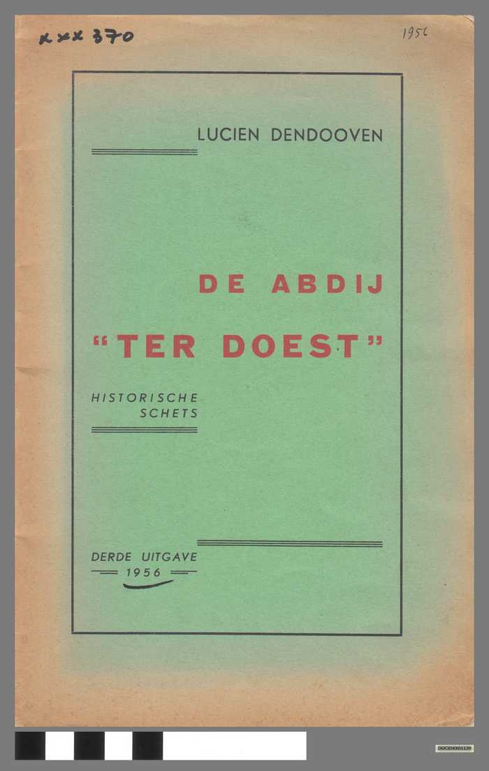 Boekje: De abdij 'Ter Doest' - Historische schets