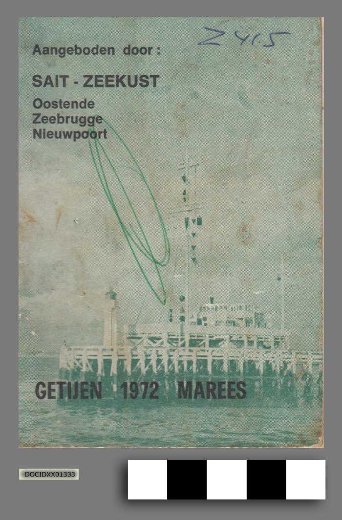 Getijen 1972 Marees