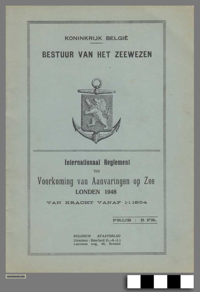 Internationaal Reglement ter Voorkoming van Aanvaringen op Zee - London 1948