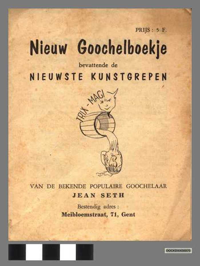 Nieuw goochelboekje