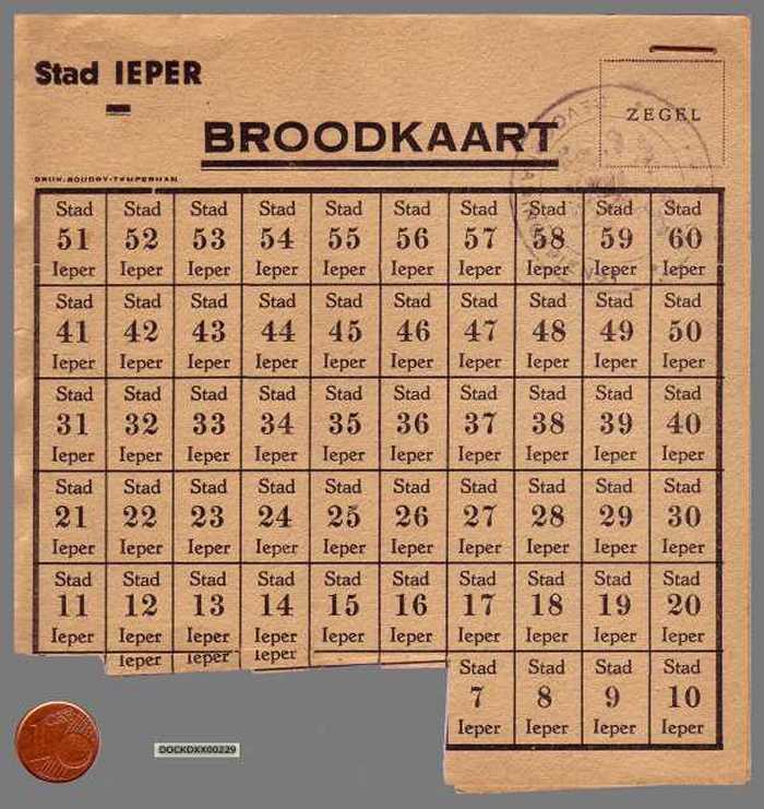 Stad Ieper - Broodkaart