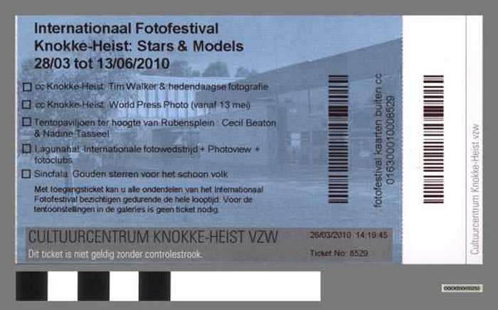 Internationaal Fotofestival Knokke-Heist: Stars and Models.