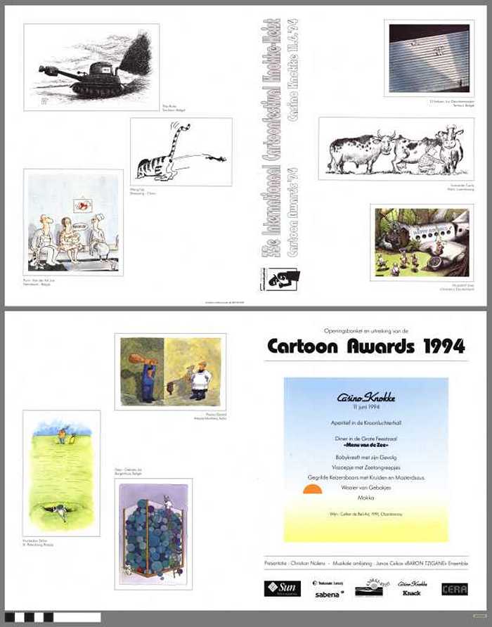 33e Internationaal Cartoonfestival Knokke-Heist - Cartoonawards 1994