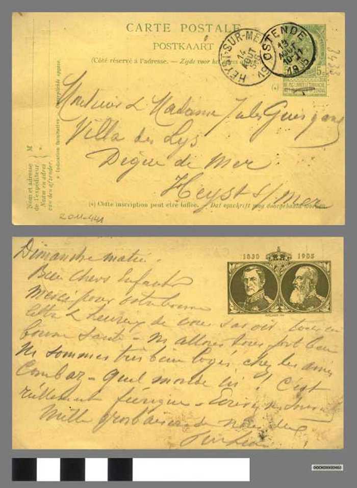 Postkaart van 1905