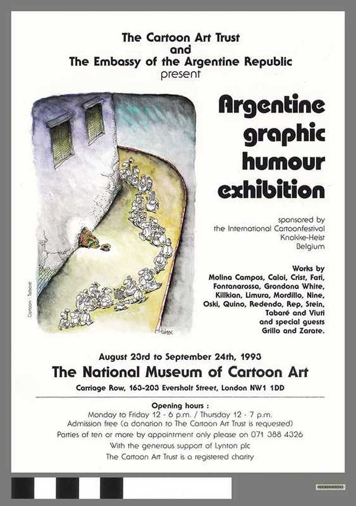 Argentine graphic humour exhibition