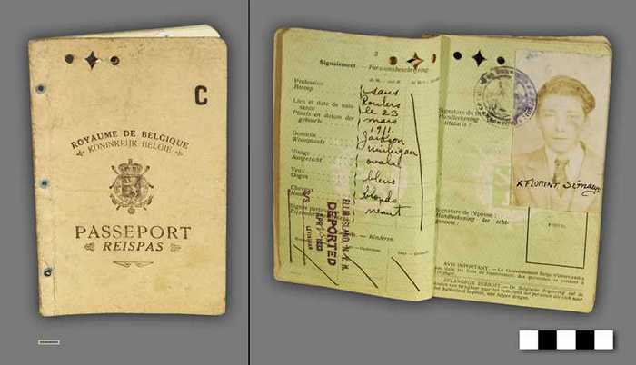 Royaume de Belgique - Koninkrijk België - Passeport - Reispas C - SIMAEYS Florent