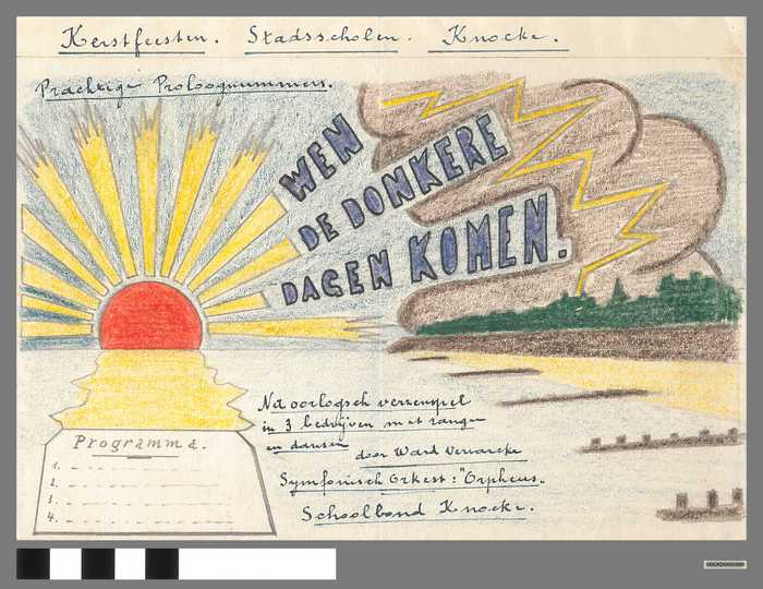 Uitnodiging Kerstfeest Stadsscholen Knocke - Wen De Donkere Dagen Komen